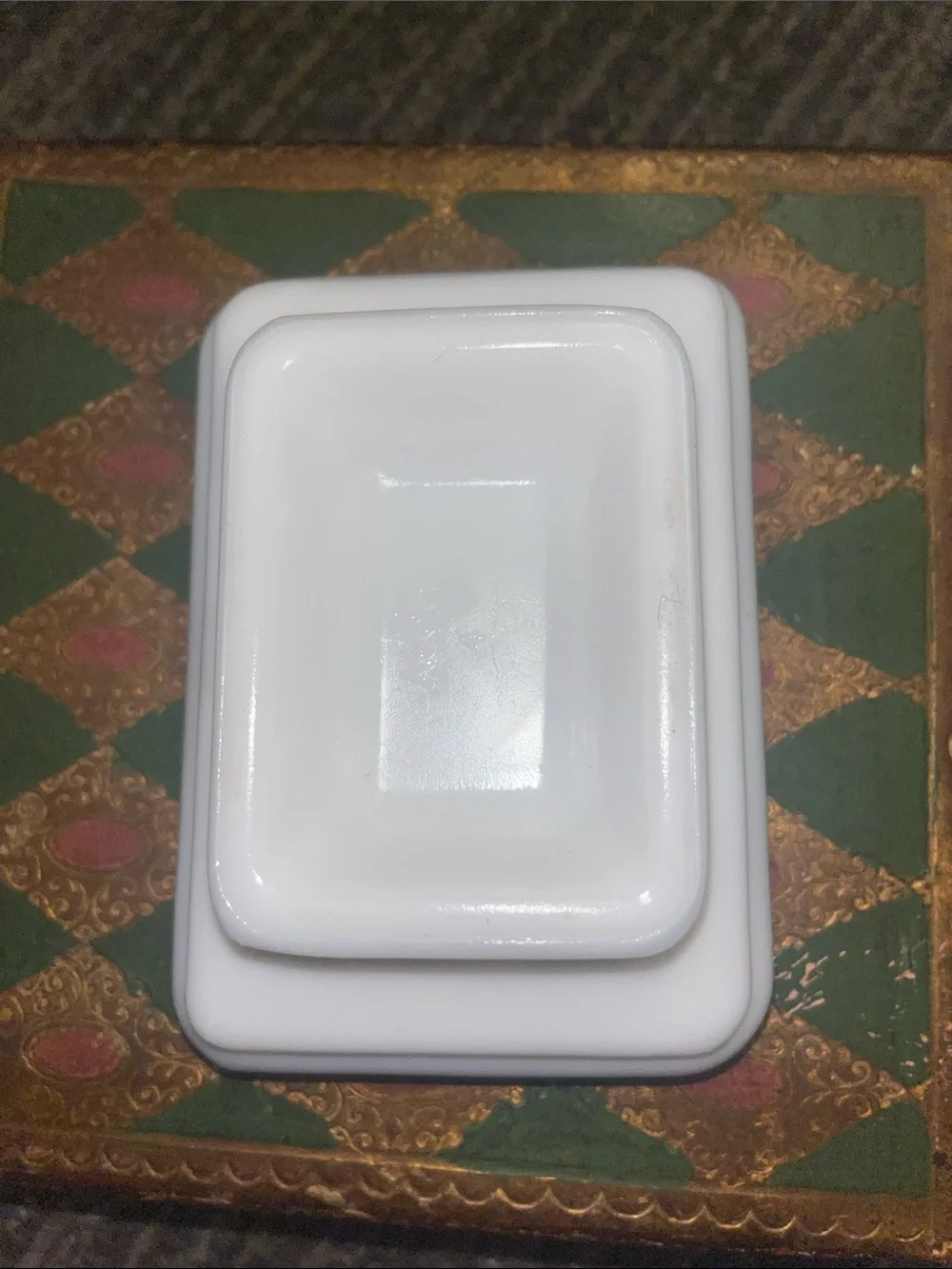 Vintage Avon Milkglass Soap Dish